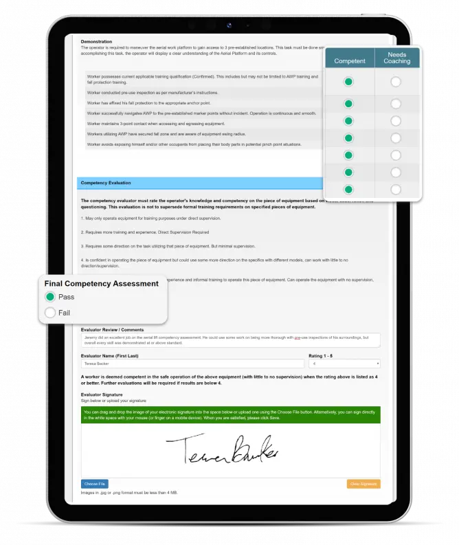 Competency Assessments