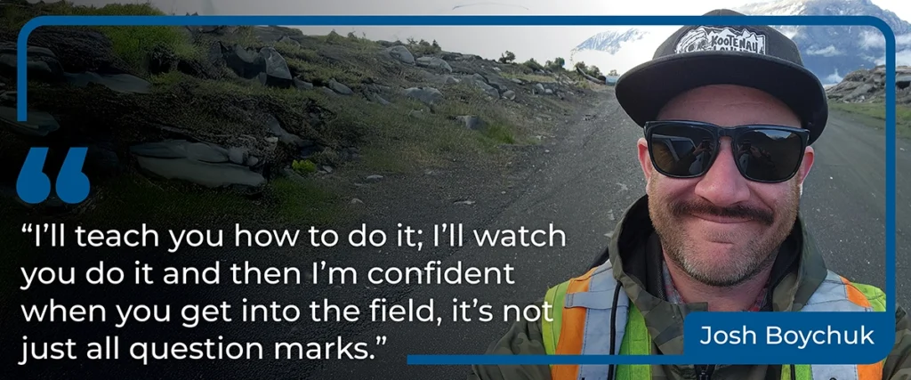 Josh Boychuk explains how hands-on coaching builds real safety competence and psychological buy-in in the field.