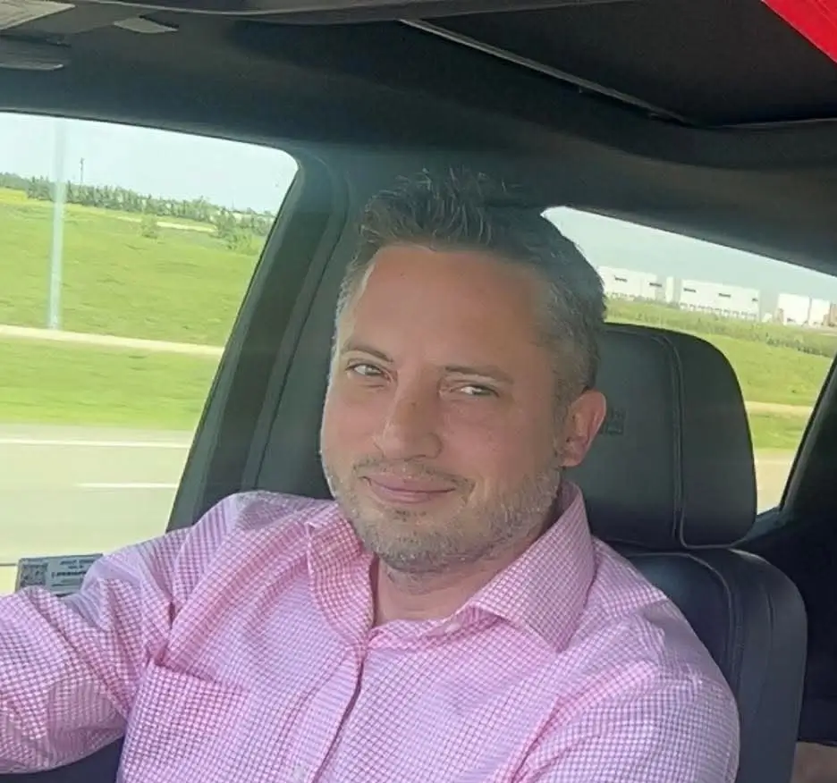 Chris Cole traveling between job sites while managing multi-location safety operations